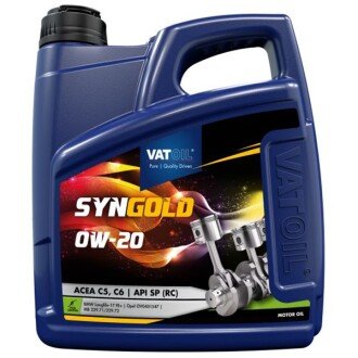 Syngold 0W-20 4л Синтетична моторна олива - VATOIL 50731