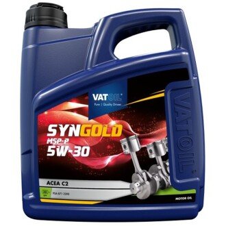 Syngold MSP-P 5W-30 4л Синтетична моторна олива - VATOIL 50773