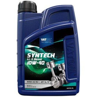 Моторна олива SynTech LL-X Diesel 10w-40, 1 л (50231) - VATOIL 50782