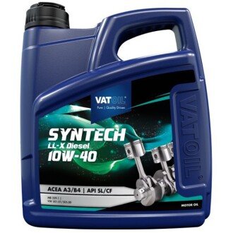 Моторна олива SynTech LL-X Diesel 10w-40, 4 л - VATOIL 50783