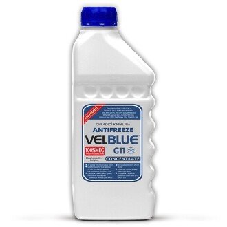 Антифриз-концентрат VelBlue G11 Concentrate -80°C синій, 0,95л - VELVANA VELBLUEG11095KG