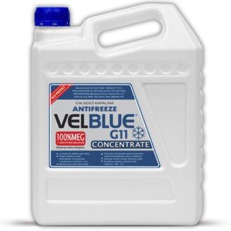 Антифриз-концентрат VelBlue G11 Concentrate -80°C синій, 5л - VELVANA VELBLUEG1149KG