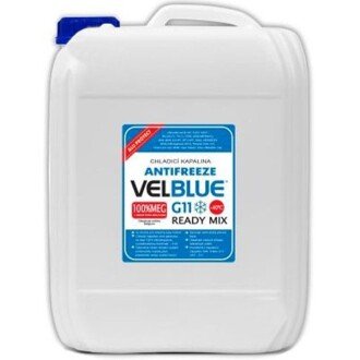 Антифриз VelBlue G11 Ready Mix -40°C синий, 9,6л - VELVANA VELBLUEG11RM96KG