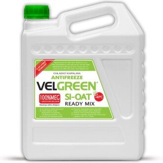 Антифриз G11 VelGreen Si-OAT Ready Mix -40°C зелений, 5л - VELVANA VELGREENCIOATRM49KG