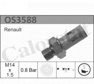Датчик давления масла - (8200671278, 8200062452, 2524000QAE) Vernet OS3588