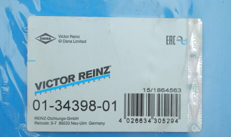 Фото 2 - Прокладки VICTOR REINZ 01-34398-01 (013439801)