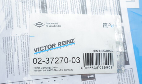 Фото 2 - Комплект прокладок VICTOR REINZ 02-37270-03 (023727003)