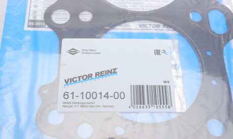 Фото 3 - Прокладка ГБЦ головки блока VICTOR REINZ 61-10014-00 (611001400)