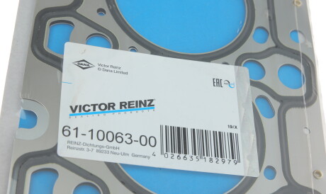 Фото 2 - Прокладка ГБЦ головки блока VICTOR REINZ 61-10063-00 (611006300)