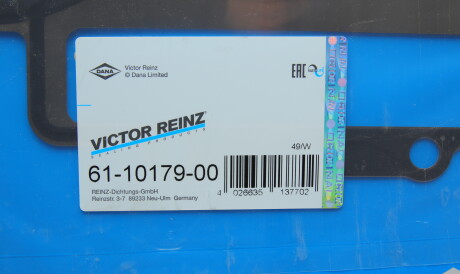 Фото 3 - Прокладка ГБЦ головки блока VICTOR REINZ 61-10179-00 (611017900)