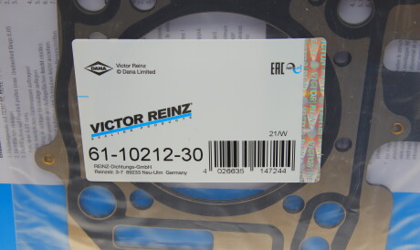 Фото 3 - Прокладка ГБЦ головки блока VICTOR REINZ 61-10212-30 (611021230)