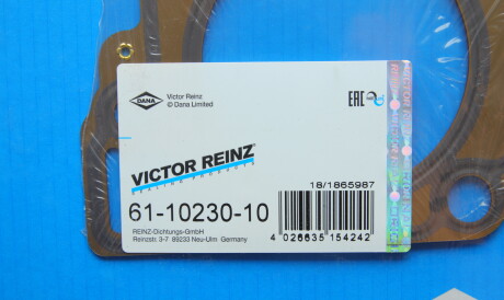 Фото 2 - Прокладка ГБЦ головки блока VICTOR REINZ 61-10230-10 (611023010)