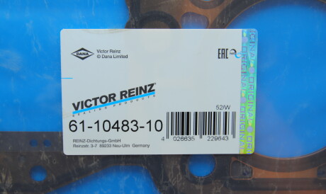 Фото 3 - Прокладка ГБЦ головки блока VICTOR REINZ 61-10483-10