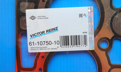 Фото 3 - Прокладка ГБЦ головки блока VICTOR REINZ 61-10750-10