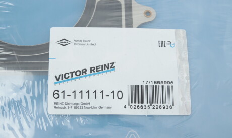 Фото 2 - Прокладка ГБК блока циліндрів VICTOR REINZ 61-11111-10 (611111110)