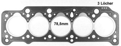 Прокладка Г/Б audi volvo 81-85cn de 1986 - (069103383AK, 069103383BB, 069103383BE) VICTOR REINZ 612593030