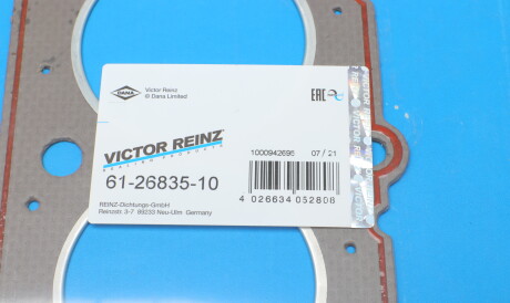 Фото 3 - Прокладка ГБЦ головки блока VICTOR REINZ 61-26835-10 (612683510)