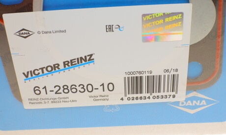 Фото 2 - Прокладка ГБЦ головки блока VICTOR REINZ 612863010
