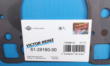Фото 2 - Прокладка ГБК блока циліндрів VICTOR REINZ 61-29160-00 (612916000)