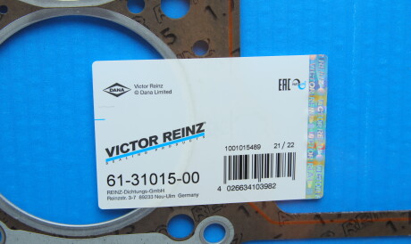 Фото 2 - Прокладка ГБК блока циліндрів VICTOR REINZ 61-31015-00