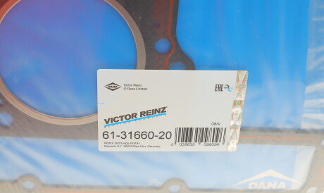 Фото 2 - Прокладка ГБЦ головки блока VICTOR REINZ 61-31660-20 (613166020)