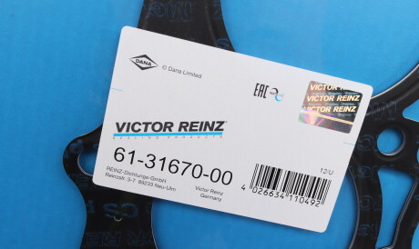 Фото 2 - Прокладка ГБК блока циліндрів VICTOR REINZ 61-31670-00 (613167000)