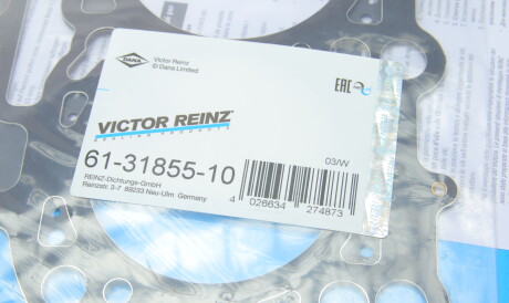 Фото 2 - Прокладка ГБЦ головки блока VICTOR REINZ 61-31855-10 (613185510)