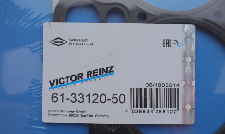 Фото 2 - Прокладка ГБЦ головки блока VICTOR REINZ 61-33120-50 (613312050)