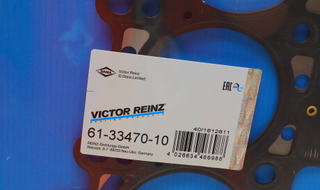 Фото 3 - Прокладка ГБЦ головки блока VICTOR REINZ 61-33470-10 (613347010)