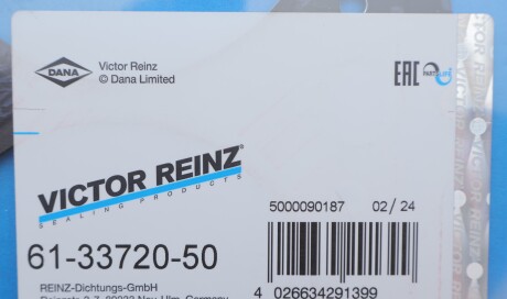Фото 2 - Прокладка ГБЦ головки блока VICTOR REINZ 61-33720-50 (613372050)