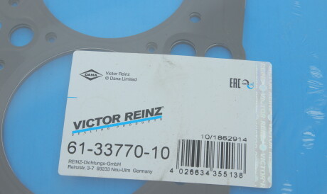 Фото 2 - Прокладка ГБЦ головки блока VICTOR REINZ 61-33770-10 (613377010)