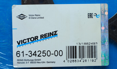 Фото 2 - Прокладка ГБК блока циліндрів VICTOR REINZ 61-34250-00 (613425000)