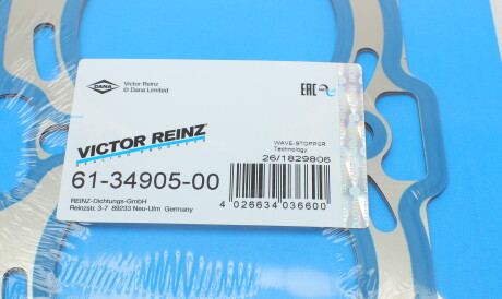 Фото 3 - Прокладка ГБК блока циліндрів VICTOR REINZ 61-34905-00