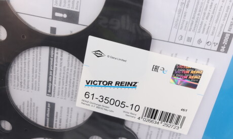 Фото 2 - Прокладка ГБК блока циліндрів VICTOR REINZ 61-35005-10 (613500510)