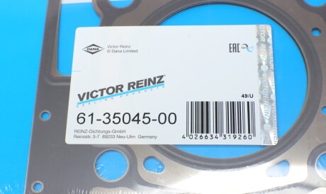 Фото 2 - Прокладка ГБЦ головки блока VICTOR REINZ 61-35045-00 (613504500)