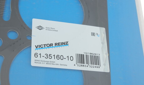 Фото 2 - Прокладка ГБЦ головки блока VICTOR REINZ 61-35160-10 (613516010)