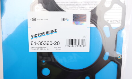 Фото 2 - Прокладка ГБК блока циліндрів VICTOR REINZ 61-35360-20 (613536020)