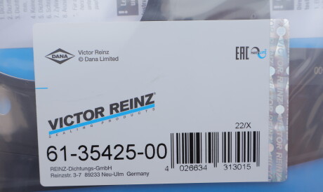 Фото 2 - Прокладка ГБЦ головки блока VICTOR REINZ 61-35425-00 (613542500)