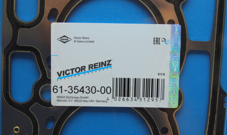 Фото 2 - Прокладка ГБЦ головки блока VICTOR REINZ 61-35430-00 (613543000)