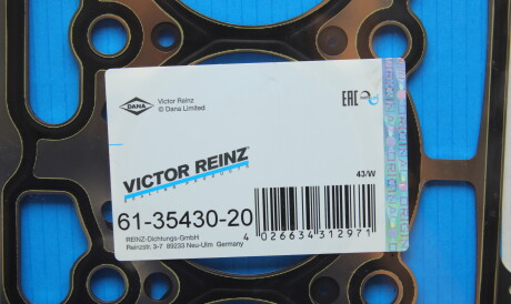 Фото 2 - Прокладка ГБЦ головки блока VICTOR REINZ 61-35430-20 (613543020)