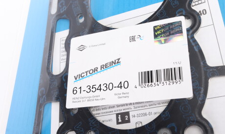 Фото 2 - Прокладка ГБЦ головки блока VICTOR REINZ 61-35430-40 (613543040)
