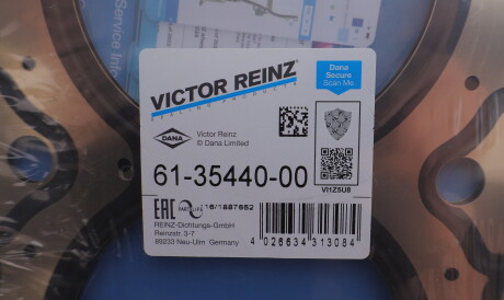 Фото 2 - Прокладка ГБК блока циліндрів VICTOR REINZ 61-35440-00 (613544000)