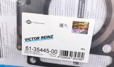 Фото 2 - Прокладка ГБК блока циліндрів VICTOR REINZ 61-35445-00 (613544500)