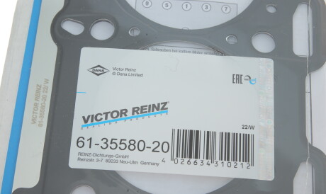 Фото 2 - Прокладка ГБК блока циліндрів VICTOR REINZ 61-35580-20 (613558020)