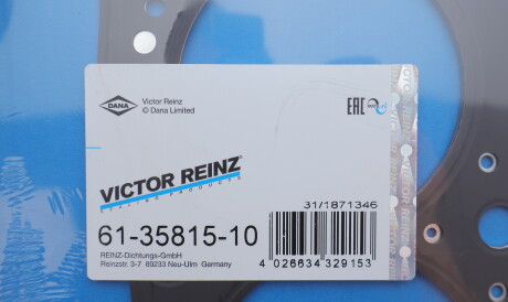 Фото 2 - Прокладка ГБЦ головки блока VICTOR REINZ 61-35815-10 (613581510)