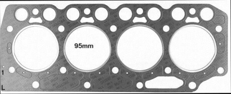 Прокладка ГБЦ (товщина: 1,5мм діаметр: 95мм) FENDT 307 C FARMER, 307 C TURBO FARMER, 307 CA FARMER, 308 C FARMER, 308 CA FARMER, 308 FARMER, 309 C TURBO FARMER, 309 CA FARMER AHLMANN AS11, AS11S - VICTOR REINZ 613586500