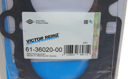 Фото 3 - Прокладка ГБЦ головки блока VICTOR REINZ 61-36020-00