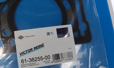 Фото 2 - Прокладка ГБЦ головки блока VICTOR REINZ 61-36255-00 (613625500)