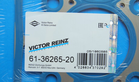 Фото 2 - Прокладка ГБЦ головки блока VICTOR REINZ 61-36265-20 (613626520)