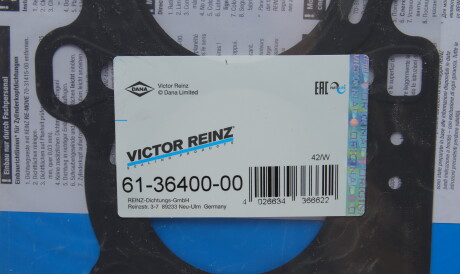 Фото 2 - Прокладка ГБК блока циліндрів VICTOR REINZ 61-36400-00 (613640000)